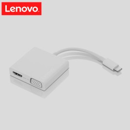 Lenovo USB-C 3-in-1 Hub - Adaptador 4K HDMI, VGA y USB 3.0 - GX90T36105