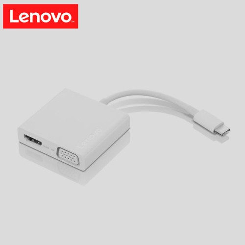 Lenovo USB-C 3-in-1 Hub - Adaptador 4K HDMI, VGA y USB 3.0 - GX90T36105
