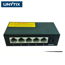 Switch Gigabit Ethernet de 5 Puertos 10/100/1000Mbps – Carcasa de Metal – Alta Velocidad