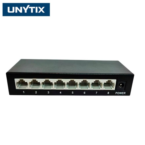 Switch Gigabit Ethernet de 8 Puertos (Carcasa Metálica) - 1000Mbps Unytix One GigaStream 