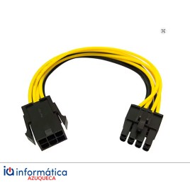 Cable Adaptador PCIe 6 Pines a 8 Pines para Tarjeta Gráfica – 12,7 cm