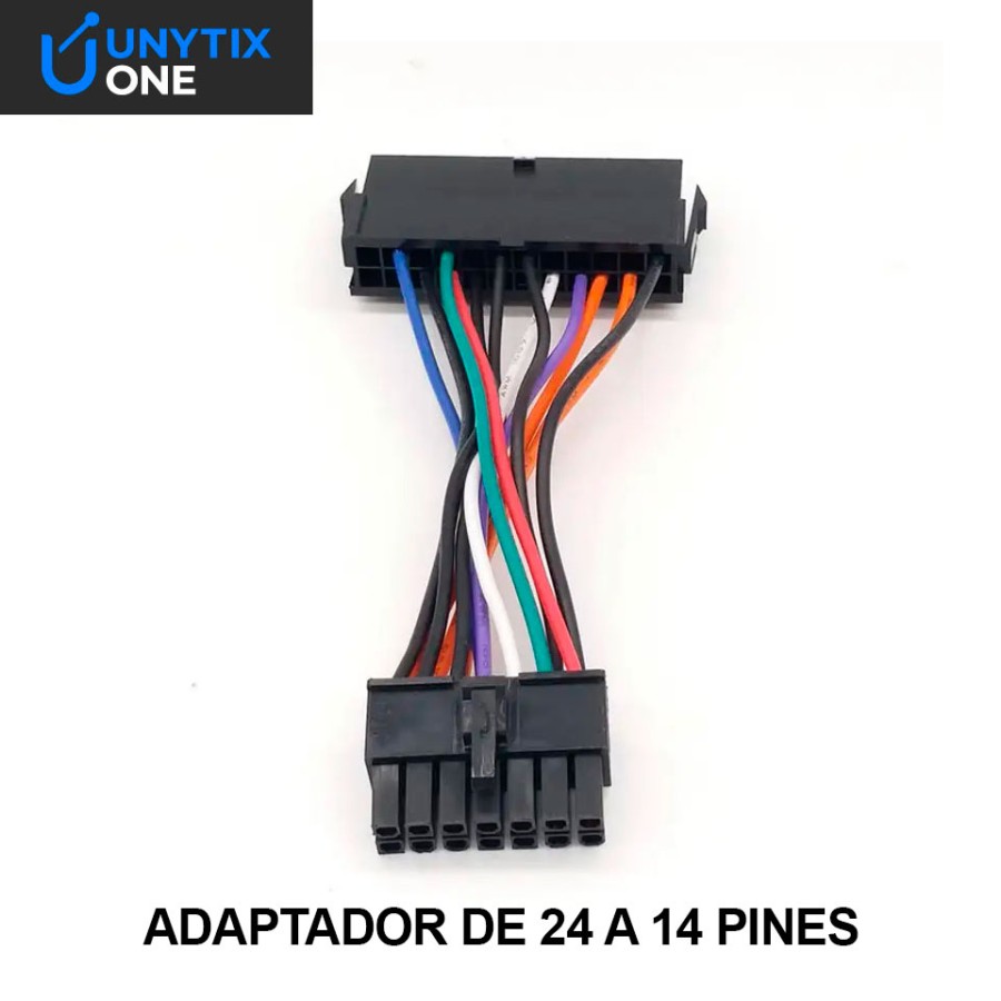 Conector Adaptador PSU ATX 24 pines a 14 pines para Lenovo M92P M93P H530 | Unytix One