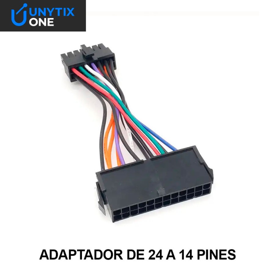Conector Adaptador PSU ATX 24 pines a 14 pines para Lenovo M92P M93P H530 | Unytix One
