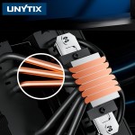 Disipador CPU Gaming Doble Torre, 6 Heat Pipes, 2x 120mm PWM - Negro - Unytix One UE2K6