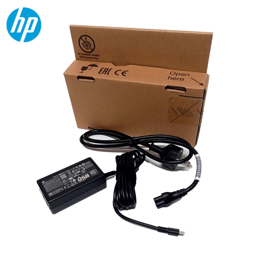 Cargador Original HP 65W USB-C para Portátil – 1P3K6AA#ABB