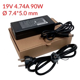 Cargador específico para portátil HP Pavilion, OMEN Gaming 19V 4.74A 90W, conector diámetro 7.4*5.0 mm