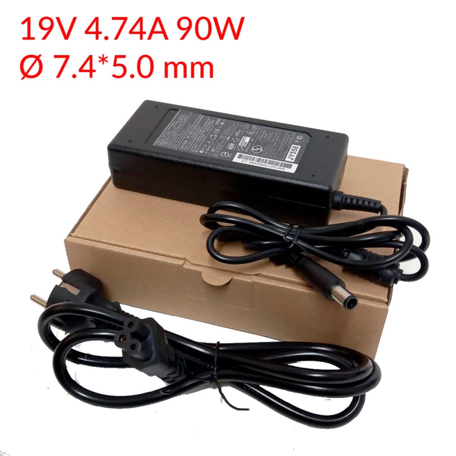 Cargador específico para portátil HP Pavilion, OMEN Gaming 19V 4.74A 90W, conector diámetro 7.4*5.0 mm