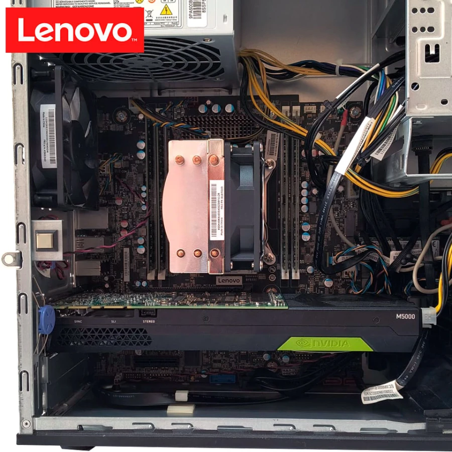 Lenovo ThinkStation P520c Workstation Intel Xeon W-2125 4.00GHz (4.5GHz Turbo) 64GB RAM 256GB SSD NVMe NVIDIA Quadro M5000 8GB Windows 11 Pro