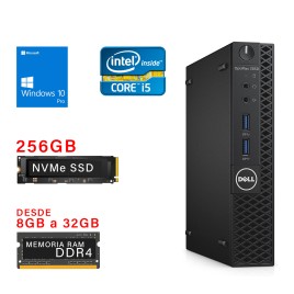 Micro torre Dell Optiplex 3050 i5 6500T, 8GB RAM, Wi-Fi, BT, Windows 10 Pro en Azuqueca, Alovera