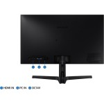 Monitor Samsung S24R35AFHU - FHD de 24 Pulgadas, Panel VA, Resolución Full HD, AMD FreeSync