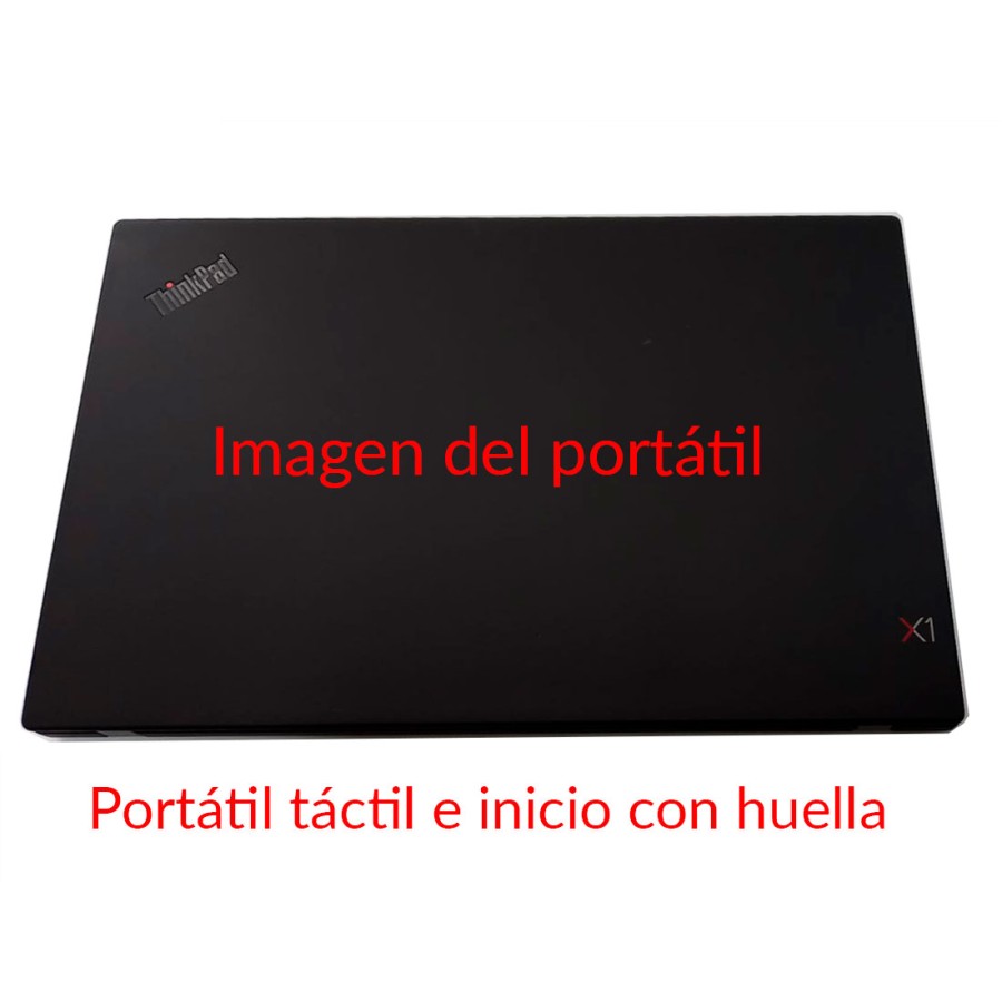 Lenovo ThinkPad X1 Carbon 7ª Gen Intel Core i5-8365U/16GB/256GB SSD/14", Pantalla táctil, teclado en español.