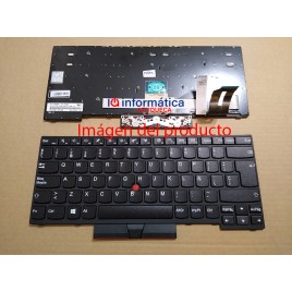 Teclado Lenovo ThinkPad T480s, T490, E490, L480, L490, L380, L390, L380 Yoga, L390 Yoga, E490, E480 español España,