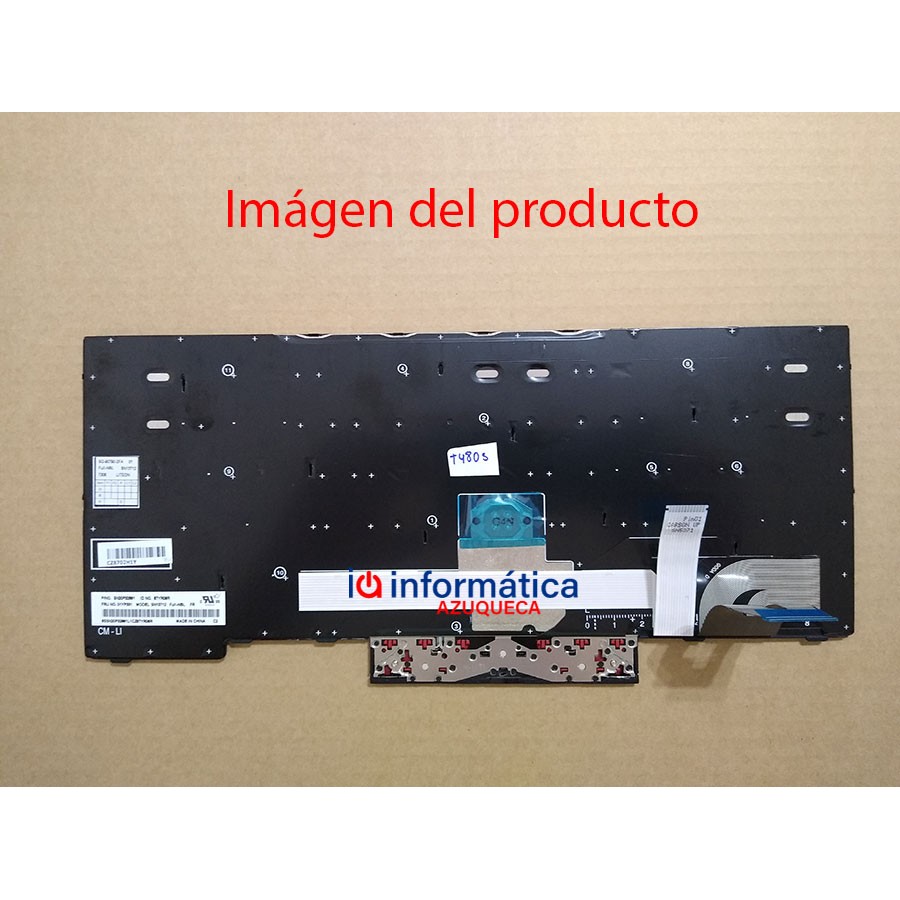 Teclado Lenovo ThinkPad T480s, T490, E490, L480, L490, L380, L390, L380 Yoga, L390 Yoga, E490, E480 español España,