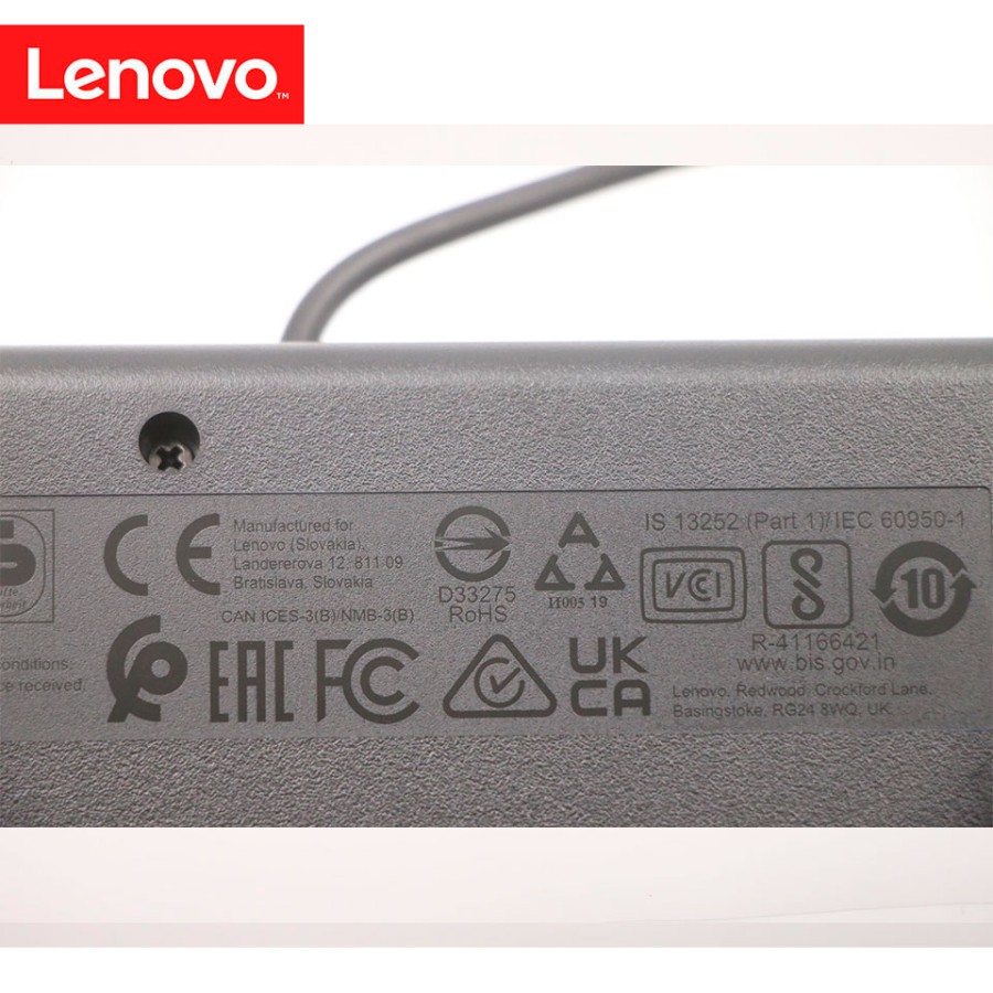 Teclado USB Lenovo Preferred Pro II Español Negro Original 00XH720