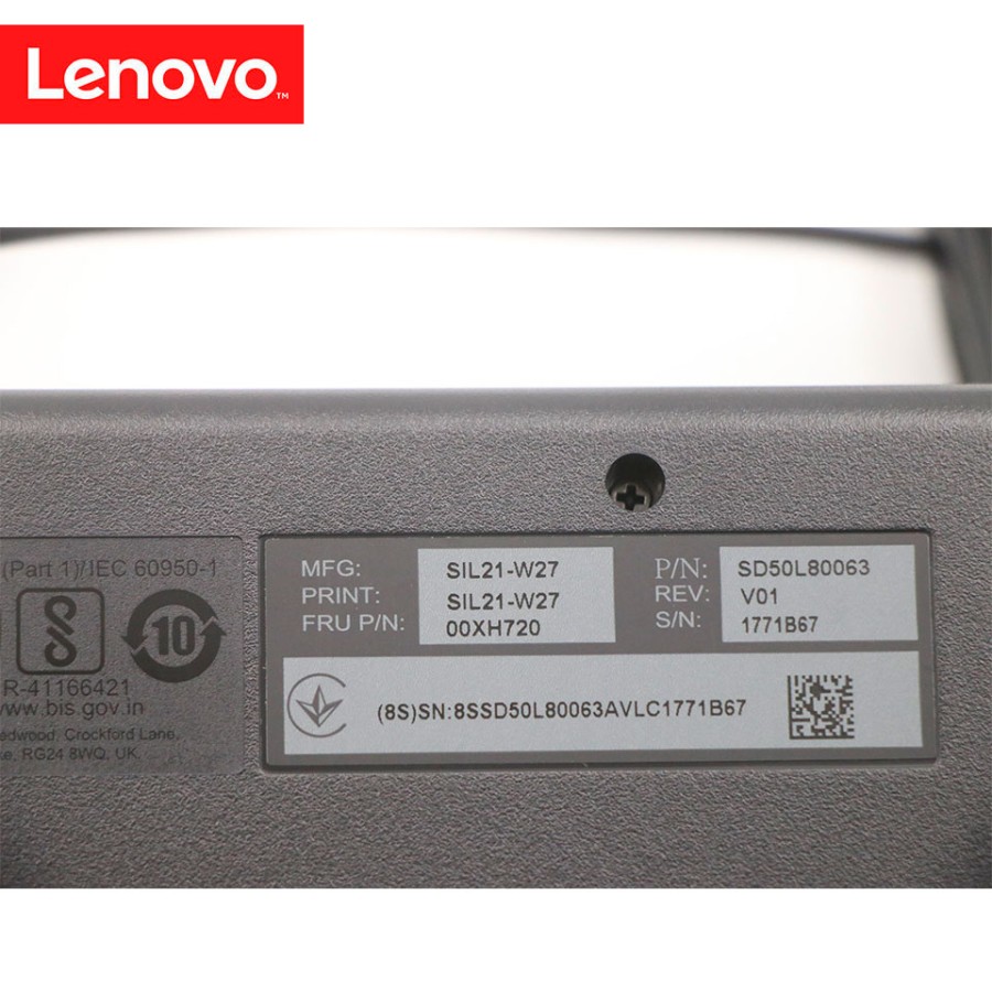 Teclado USB Lenovo Preferred Pro II Español Negro Original 00XH720