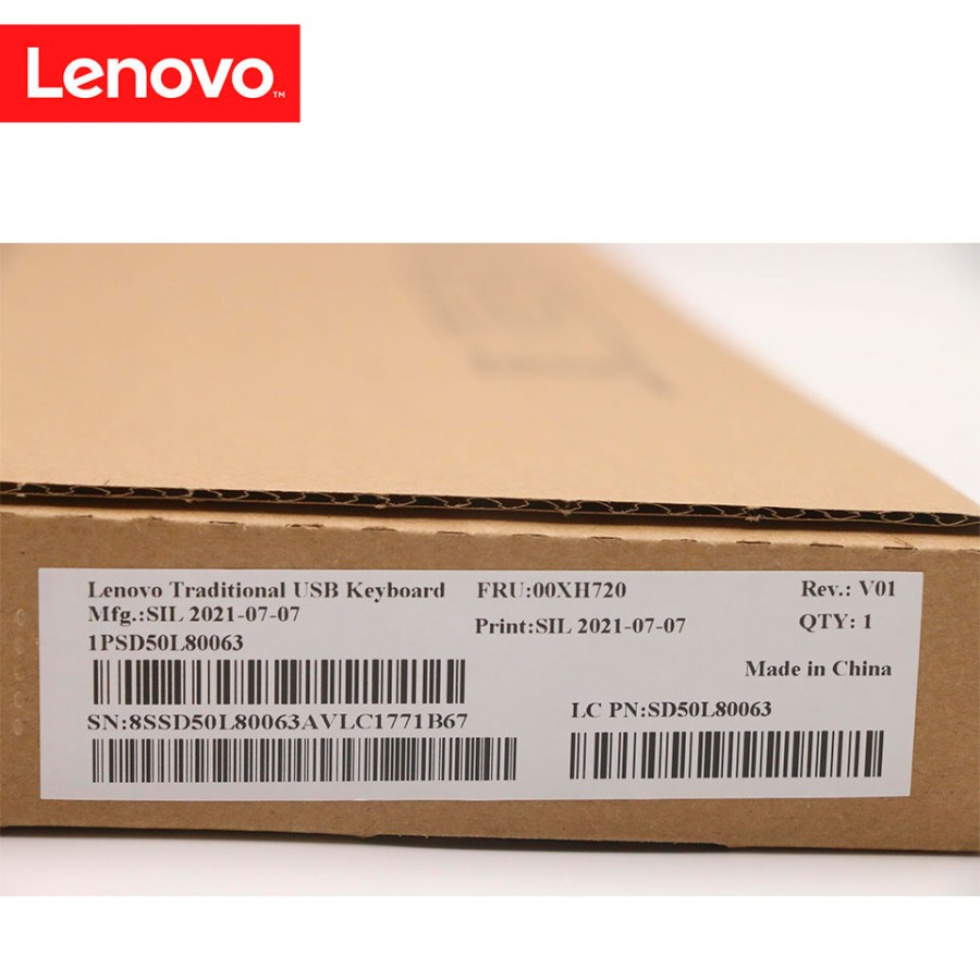 Teclado USB Lenovo Preferred Pro II Español Negro Original 00XH720