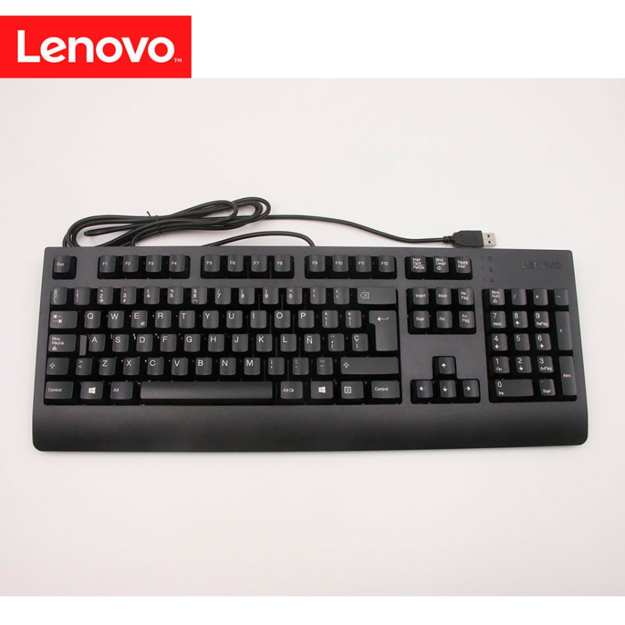 Teclado USB Lenovo Preferred Pro II Español Negro Original 00XH720