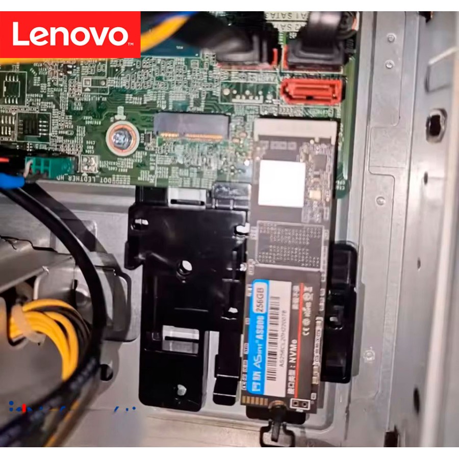 Soporte de instalación Original SSD M.2 | 4XF0U53614 para Lenovo ThinkCentre M720s M920s - Negro