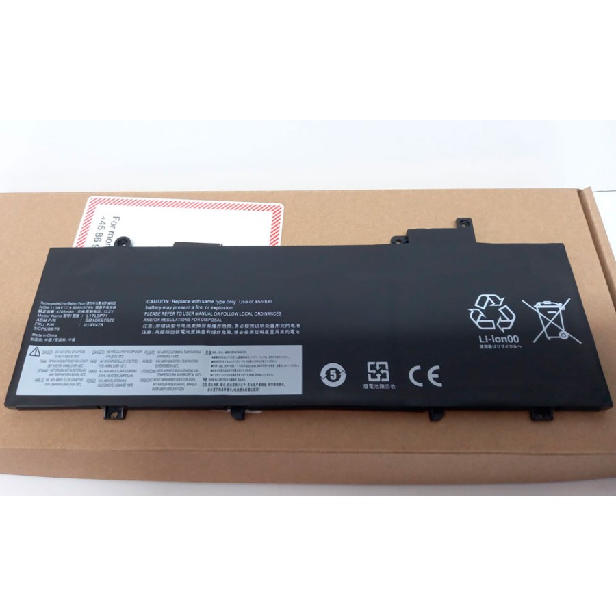 Batería Interna 3C 57Wh para Lenovo ThinkPad T480s – SB10K97620 | FRU 01AV478 | Silva