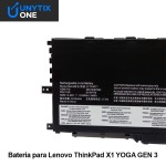 Batería Lenovo X1 Yoga Gen 3 2018 4 Celdas 15,36V – PN SB10K97624 – Unytix One L17C4P71 01AV475