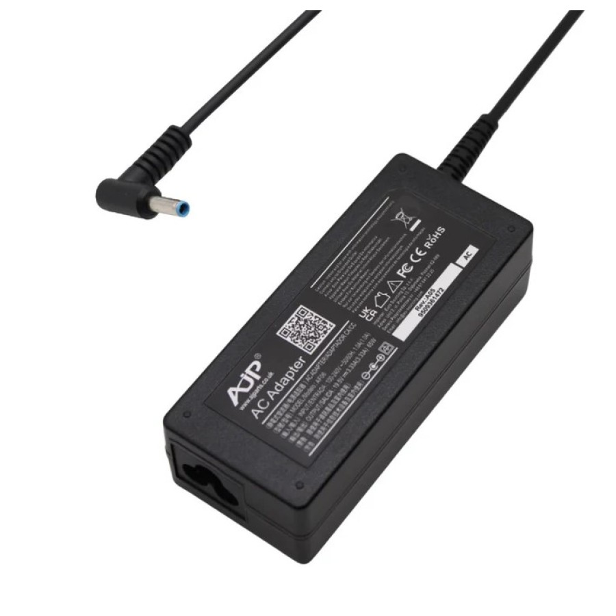 Cargador HP 19.5V, 3.33A y 65W diámetro del conector 4.5*3.0 pin azul remplazo
