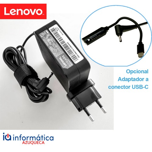Cargador Original Lenovo 65W 20V 3.25A con Conector 4.0mm x 1.7mm - PN 01FR137