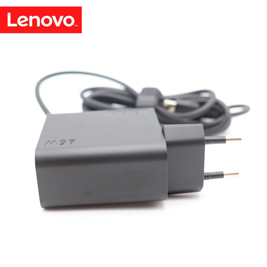 Cargador Lenovo 65W USB-C EU Negro - PN: 5A10W86265