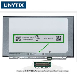 Pantalla 15.6" IPS Mate - 1920x1080 - 30 Pines eDP (350mm) - Modelo N156BGA-EA3