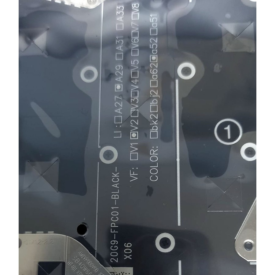 Teclado RETROILUMINADO en Español Top Cover Portátil Lenovo T14s G2, compatible T490S, T495S, T14S Extreme,  X1