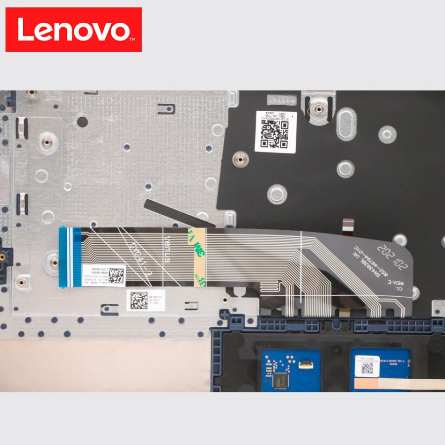 Cubierta C con Teclado Lenovo IdeaPad 3-14 Gen 6 Español Azul Abismo Retroiluminado Huella 5CB1B97639