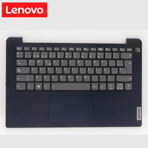 Cubierta C con Teclado Lenovo IdeaPad 3-14 Gen 6 Español Azul Abismo Retroiluminado Huella 5CB1B97639
