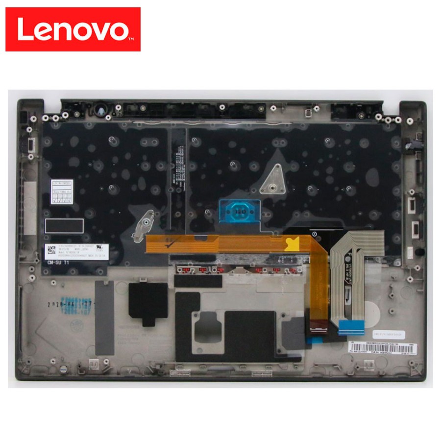 Cubierta C con Teclado Lenovo Español Negro Retroiluminado Sin Huella 5M10V16828