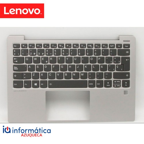 Teclado y Reposamanos Lenovo IdeaPad S530-13IWL Español Retroiluminado Gris con Huella – 5CB0S16098