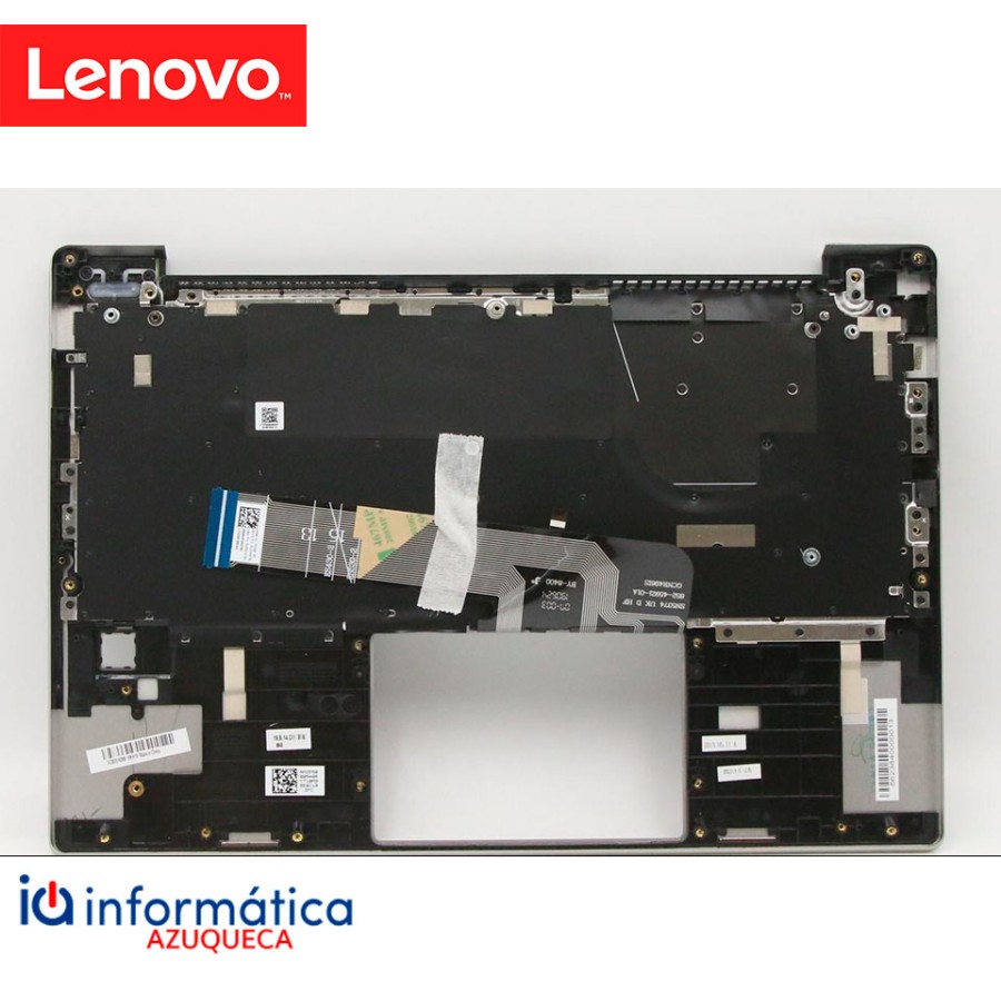 Teclado y Reposamanos Lenovo IdeaPad S530-13IWL Español Retroiluminado Gris con Huella – 5CB0S16098