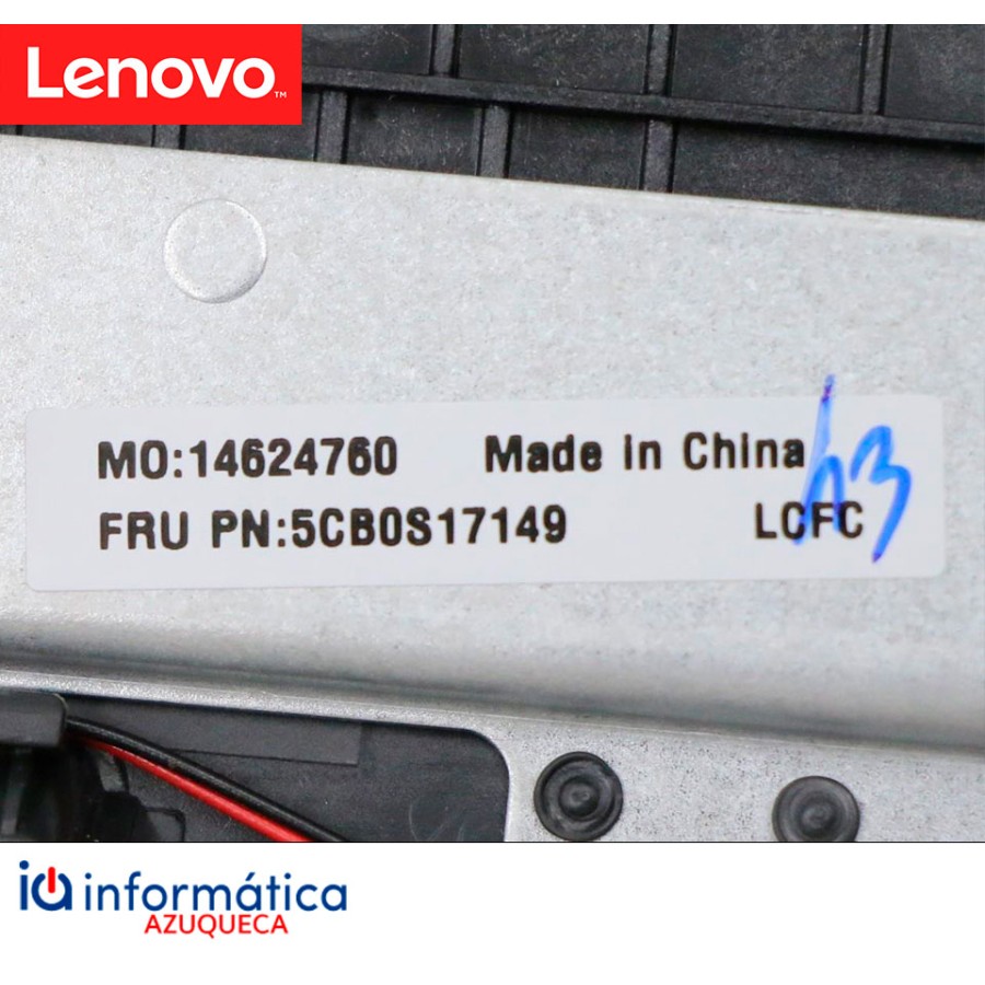 Cubierta y Teclado Lenovo Ideapad L340-17IWL Negro Granito – 5CB0S17149 Tapa Reposamanos Touchpad