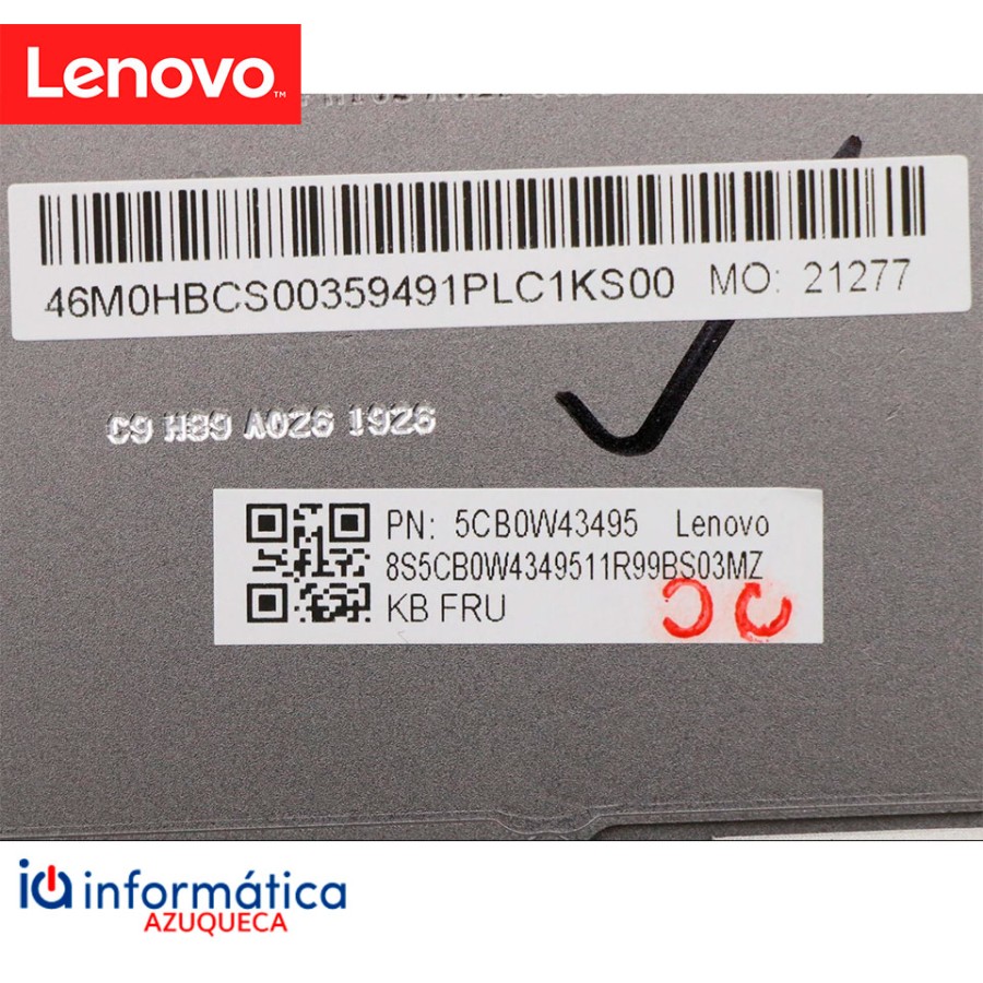 Teclado y Tapa Reposamanos Lenovo Yoga S940-14IIL Español Retroiluminado Gris Hierro – 5CB0W43495
