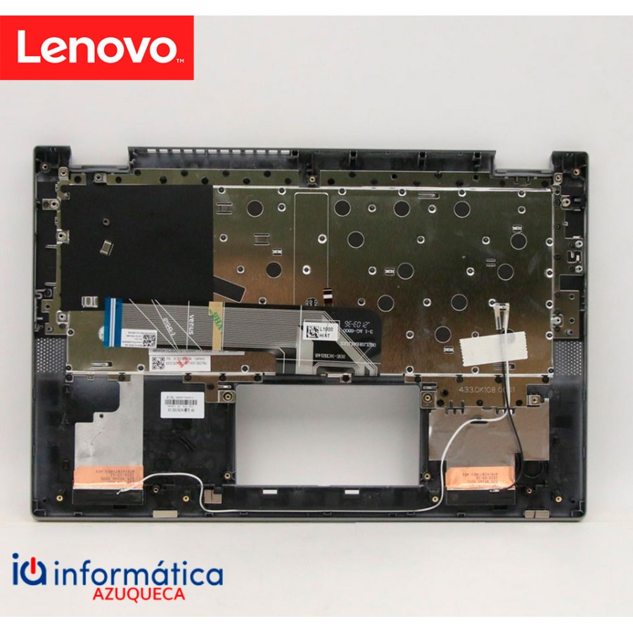 Cubierta y Teclado Lenovo IdeaPad Flex 5-14IIL05 Gris Platino 5CB0Y85304