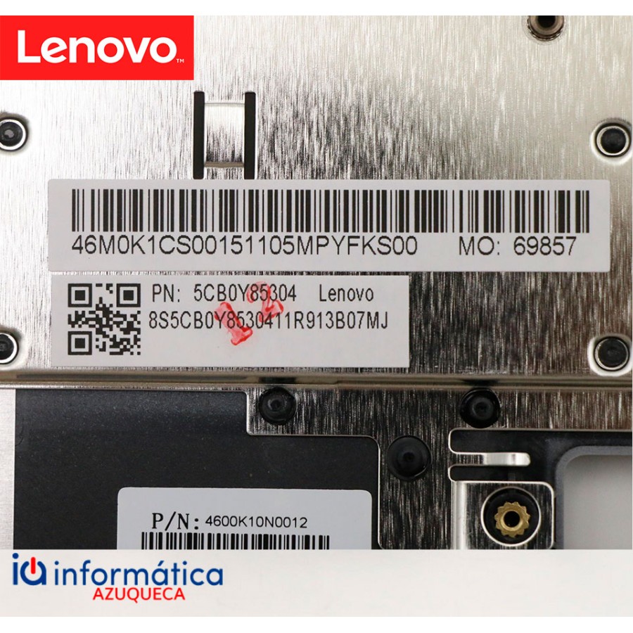 Cubierta y Teclado Lenovo IdeaPad Flex 5-14IIL05 Gris Platino 5CB0Y85304
