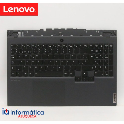 Teclado y Reposamanos Lenovo Legion 5-15ARH05H / 5-15IMH05H Español Retroiluminado RGB Negro – 5CB0Z26911