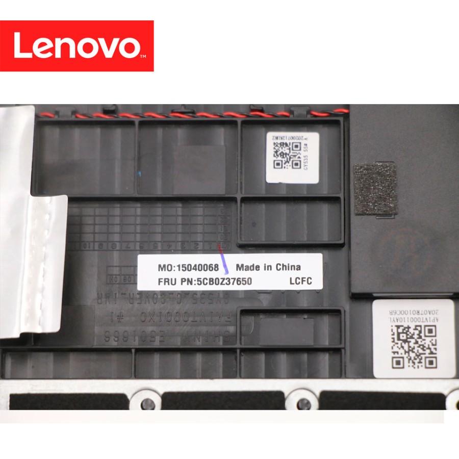 Cubierta y teclado Lenovo Gaming 3-15ARH05 5CB0Z37650 Retroiluminado