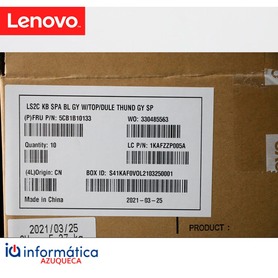 Teclado y Tapa Reposamanos Lenovo Yoga Slim 7-15IIL05 – 5CB1B10133