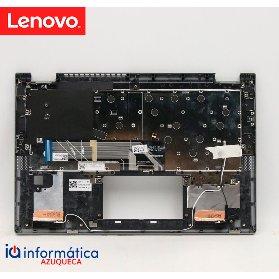 Cubierta y Teclado Lenovo IdeaPad 5-14ALC05 Español Gris Platino – 5CB1C19388