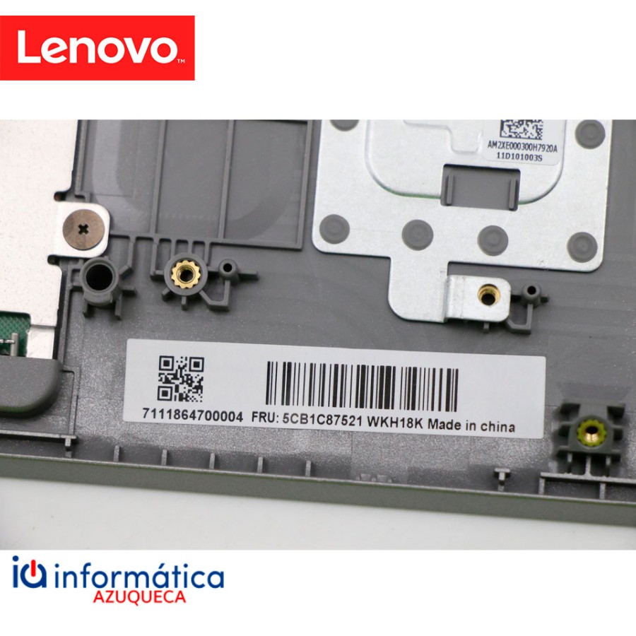 Cubierta y teclado Lenovo ThinkBook 15 G3 ACL retroiluminado Gris Mineral – 5CB1C87521 Palmrest