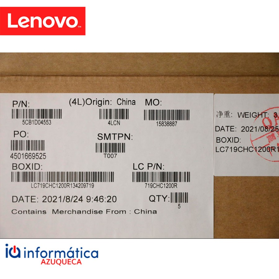 Teclado y Reposamanos Lenovo ThinkBook 16p G2 ACH Español Gris Mineral – 5CB1D04553