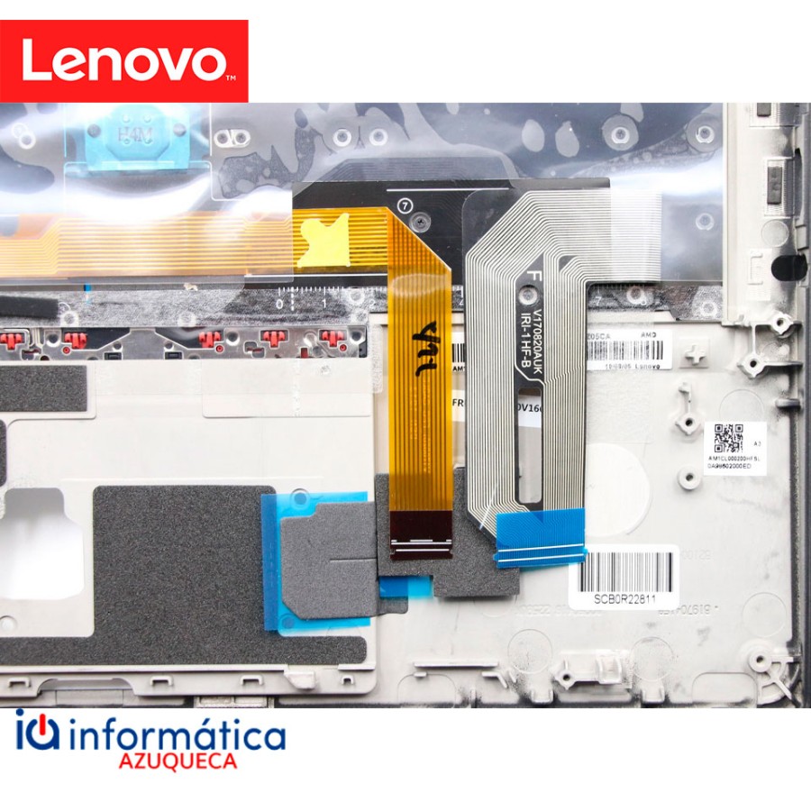 Cubierta y teclado Lenovo ThinkPad T495s retroiluminado negro – Español – 5M10V16684