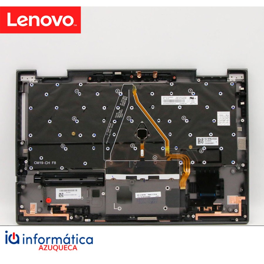 Teclado y Tapa Reposamanos Lenovo X1 Yoga 4th Gen – 5M10V24937