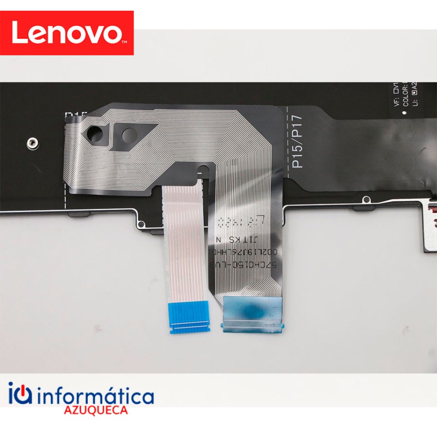 Teclado Lenovo ThinkPad P17 Gen 1 5M10Z54332 Español Retroiluminado