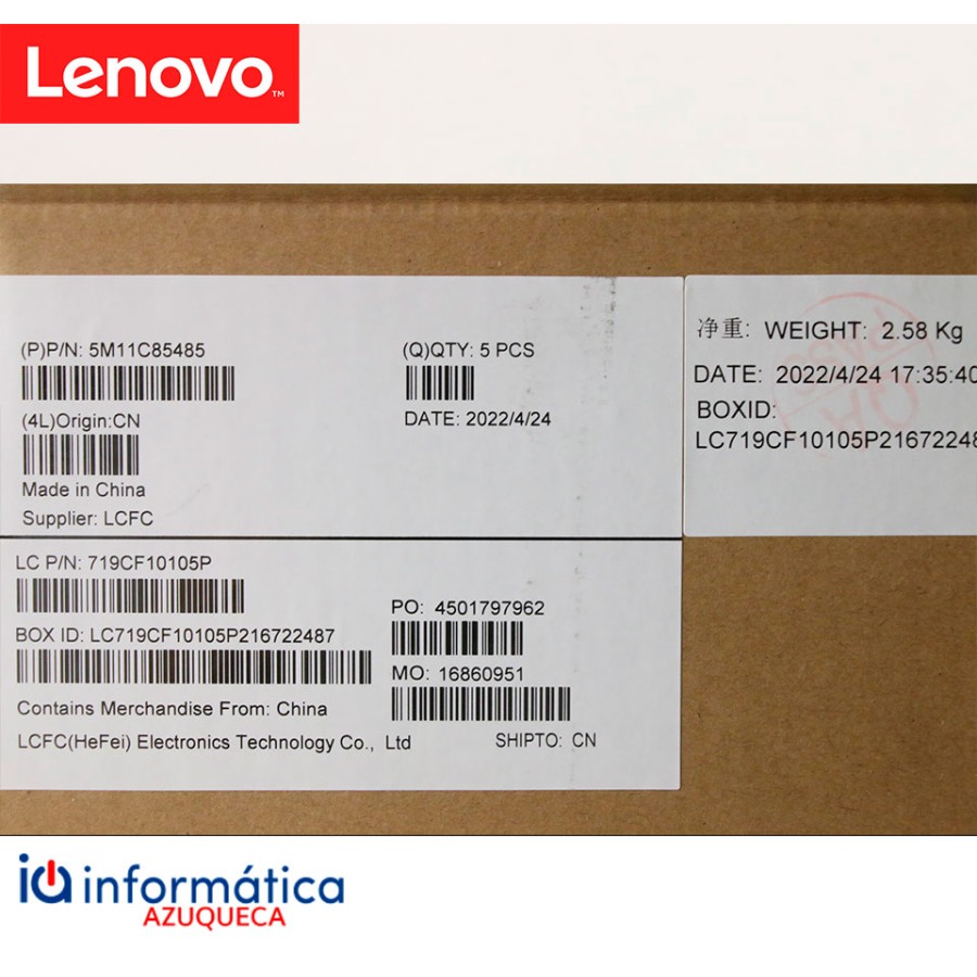 Teclado y Tapa Reposamanos Lenovo T14s Gen 2 – 5M11C85485