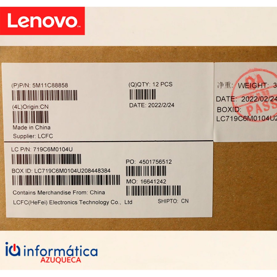 Teclado Lenovo THINKPAD P17 Gen 2 Español Retroiluminado 5M11C88858