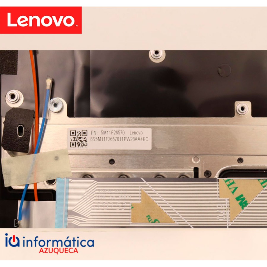 Lenovo Cubierta + Teclado 13w Yoga / Gen 2 Español Retroiluminado – 5M11F26570